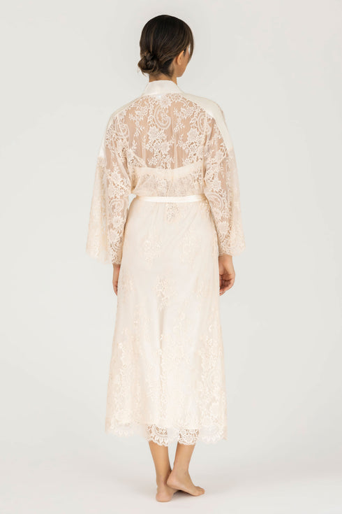 NK Imode Hailey Love Long Lace Robe